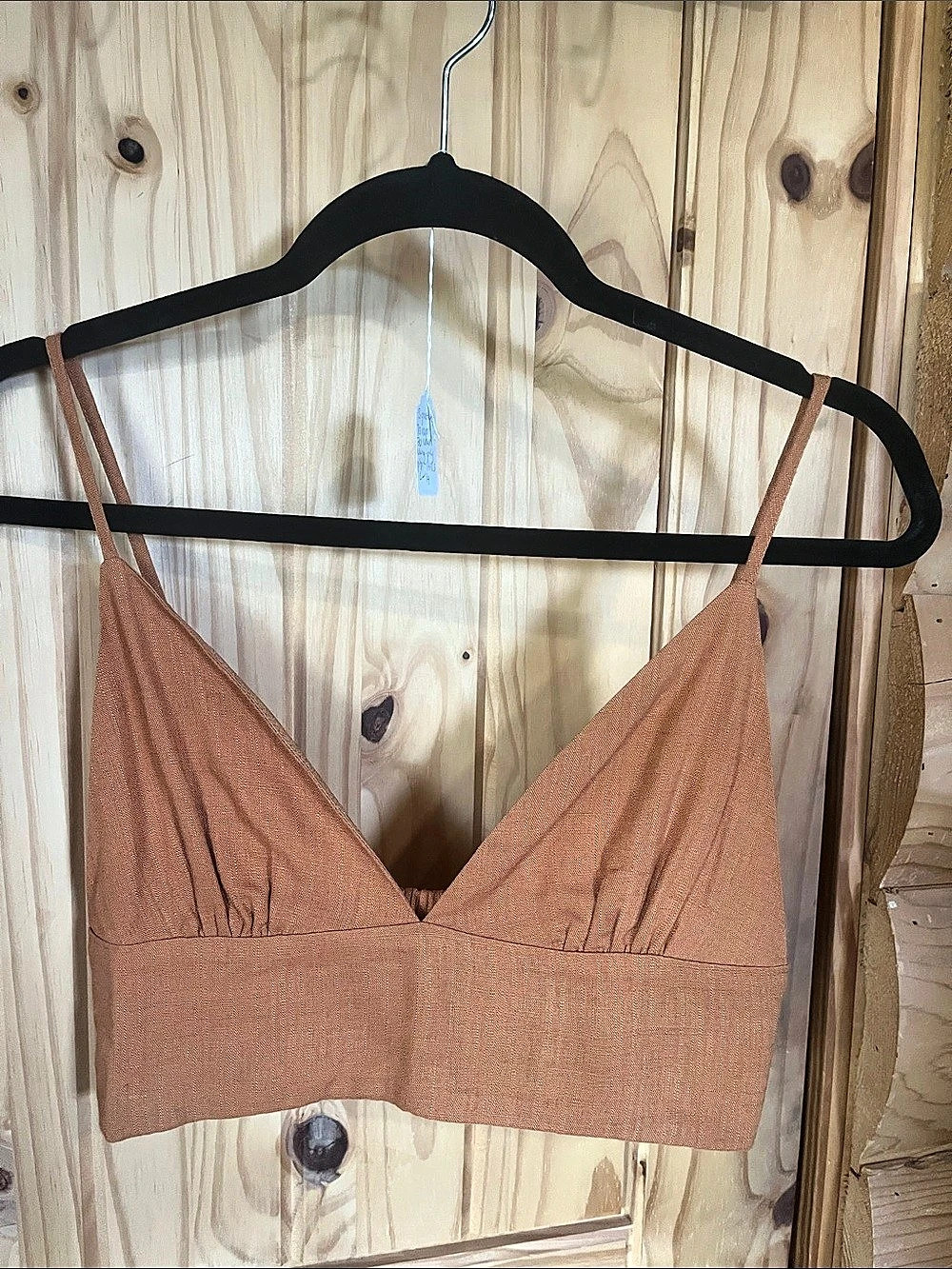 Signature Brown Crop Top Size Small NWT